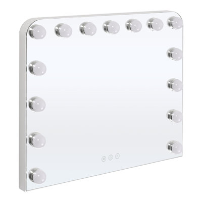 Rectangle Freestanding Makeup / Shaving Mirror