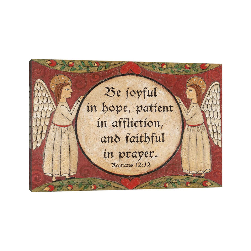 Faithful in Prayer 1 Piece Painting on Canvas, 66.04 cm H x 45.72 cm W x 1.91 cm D, Wrapped Canvas