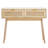 Rattan Console Table with 2 Storage Drawers Rattan Sliding Door