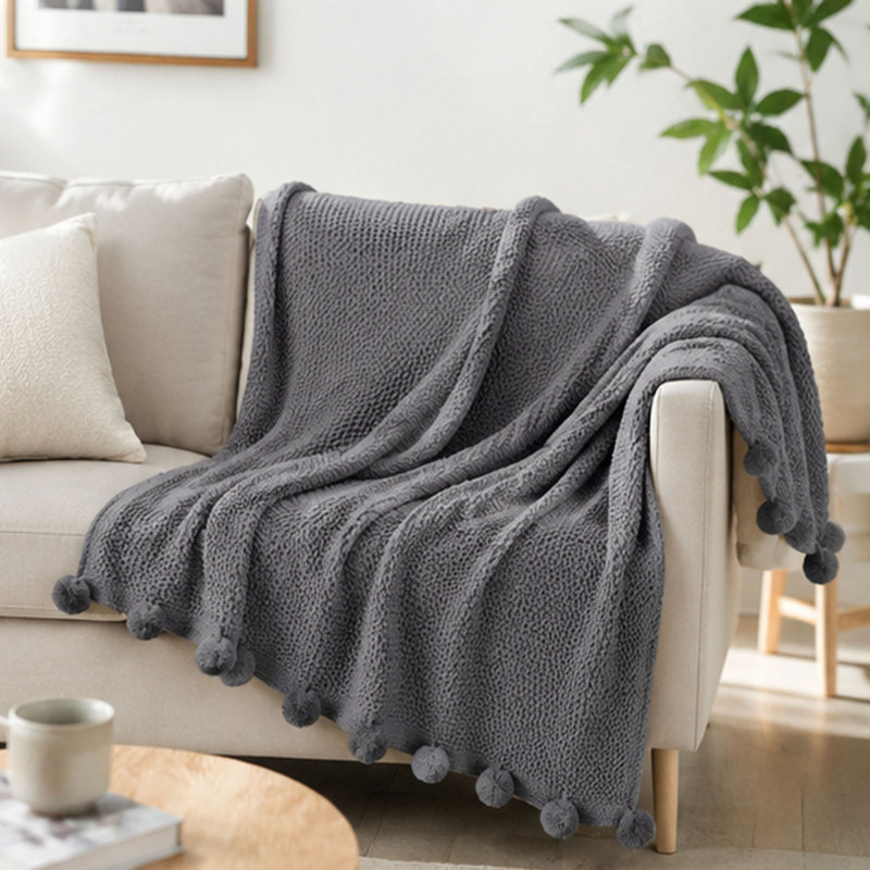 Throw, Gray