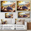 «Mauve Vineyard Tuscan balcon Views - Wine», art mural-653554607-653553788