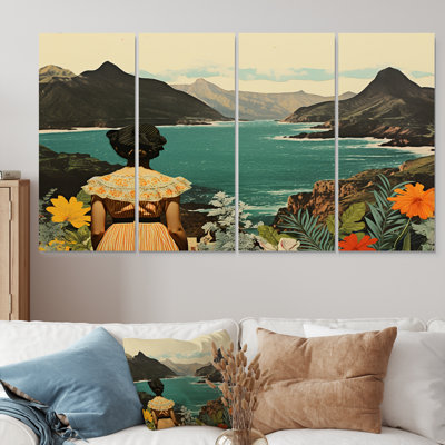 Durden - Beach & Ocean Wall Art For Living Room 4 Piece