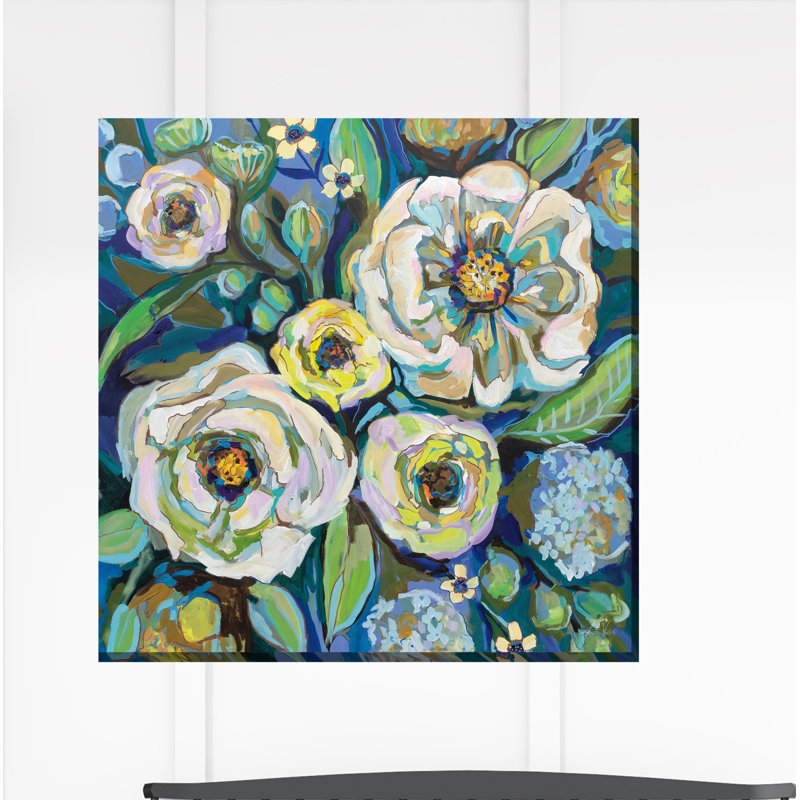 Art extérieur sur toile bleu Exdol