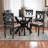 Baxton Studio Rita Modern Grey And Dark Brown Finished Wood 5-Piece Dining Set-810983444