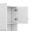 Pharmacie de salle de bain avec miroir 29 po x 28 po, armoire de rangement murale avec porte, tablette réglable et barre à serviettes-1380723680