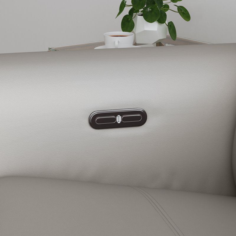 Celeste Power Recliner With Adjustable Power Headrest, Gray