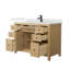 Pendry 48" Freestanding Single Bathroom Vanity with Quartz Top-1081313863-1081313862-1104516360