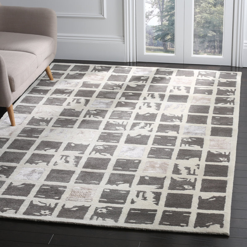 Jefferson Hand Tufted Wool Geometric Rug, Rectangle 8' x 10'