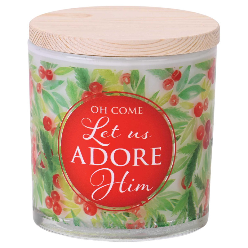Bougie de soja Oh Come Let Adorons-le