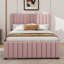 Lit plateforme double avec lit gigogne-107233599
