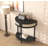 Unique Half Moon Design End Table-1727519325