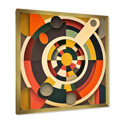 Mid-Century rétro circulaire Visions - impression