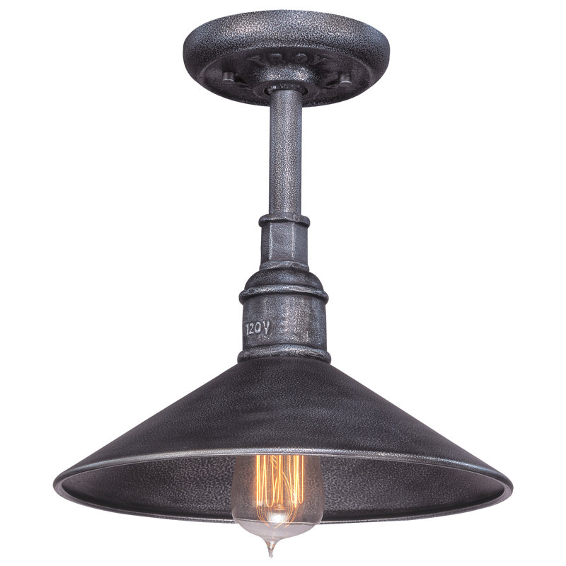 Luminaire suspendu d'extérieur 1 lumière H 6,75 po Toledo, H 9,5 po x l 11 po x P 11 po