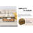40.3" sturdy 2-layer coffee table-90382918