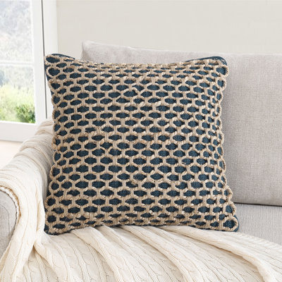 Ablo Textured Cotton Throw Pillow