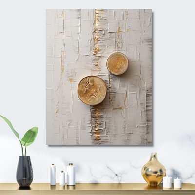 «Abstract Graceful Woodland Charm III», reproduction d'art murale abstraite en métal