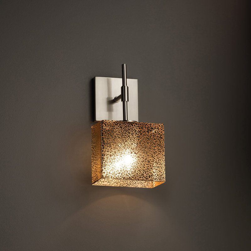 Fusion™ Armed Sconce, Brushed Nickel
