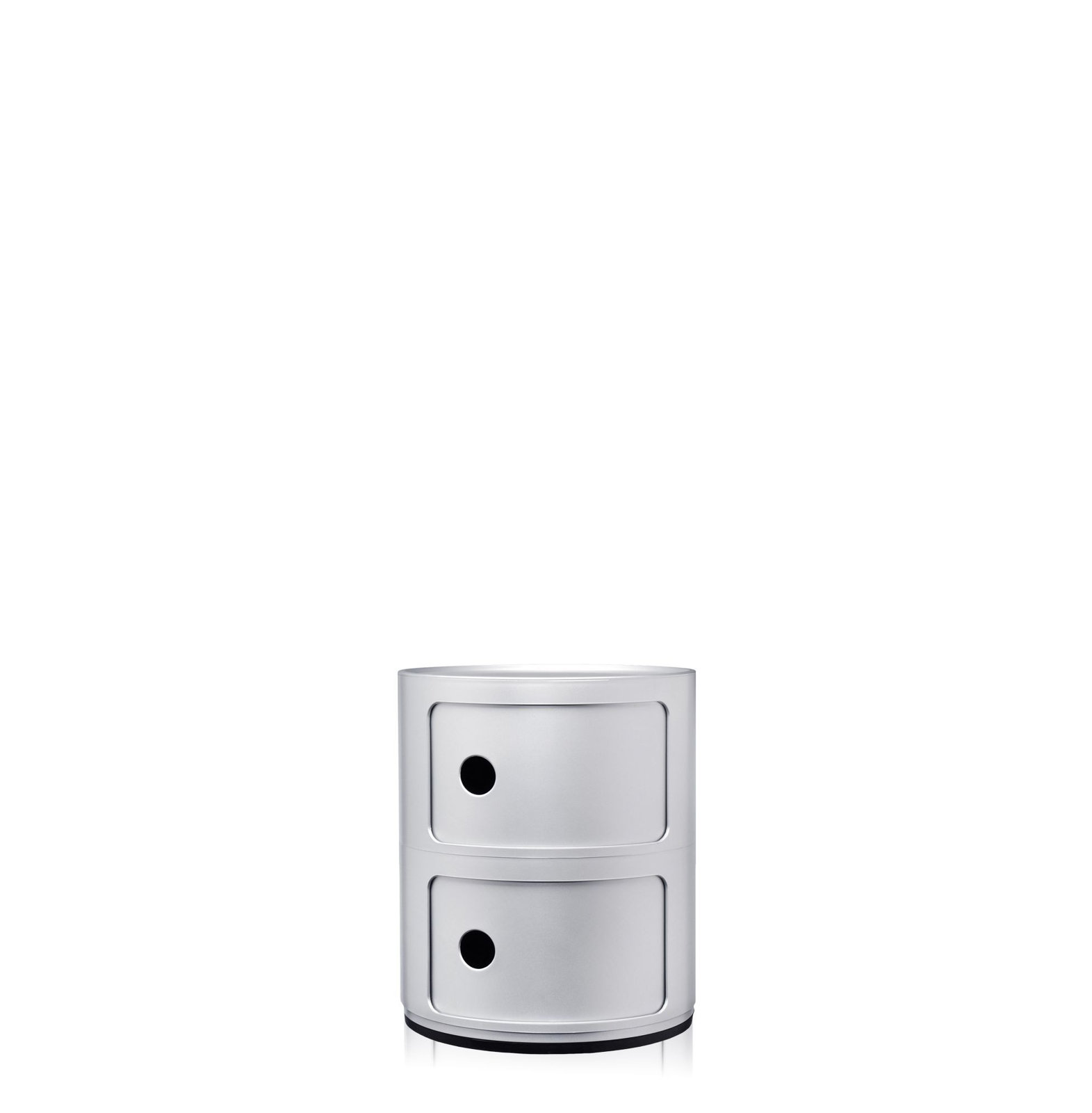 Componibili Modular Stacking Unit, Silver, 2