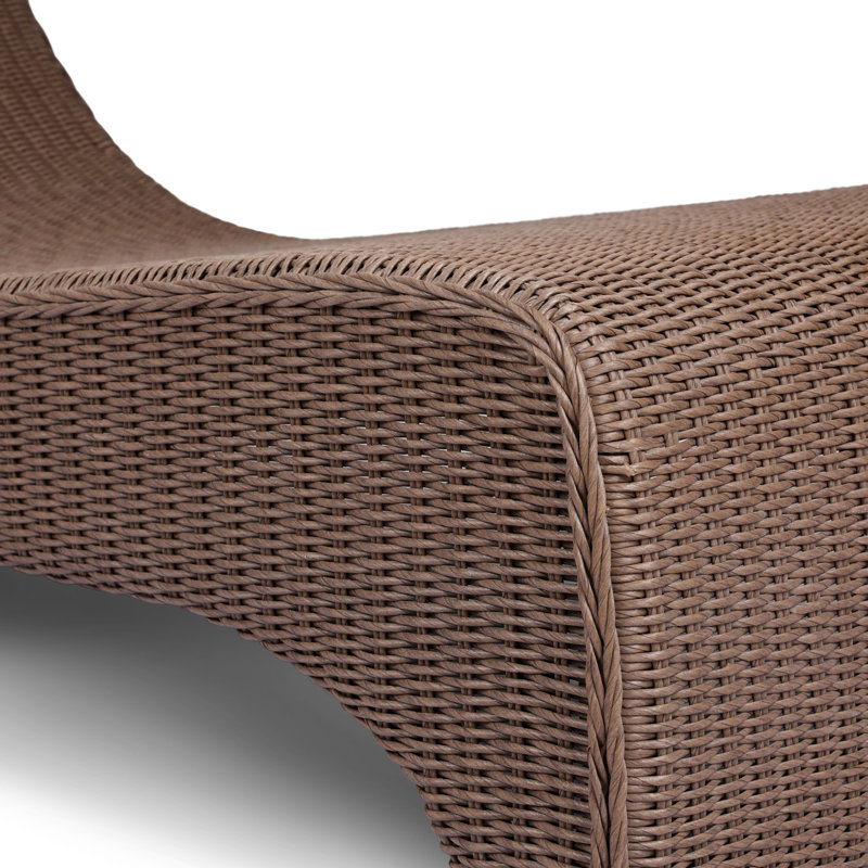 Mazu Outdoor Chaise-Frame-Tanned Weave