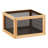 Cal-Mil Camden Black Metal / Oak Wood Reversible Display Riser 22906-4-115 WS-211229064115-107185286-107185284
