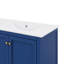 Ensemble de meuble-lavabo 60 po avec double meuble-lavabo et lavabo simple en céramique avec tiroirs divisés-807168624