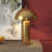 York 15" Tall Mini Lamp with Metal Shade-802642816