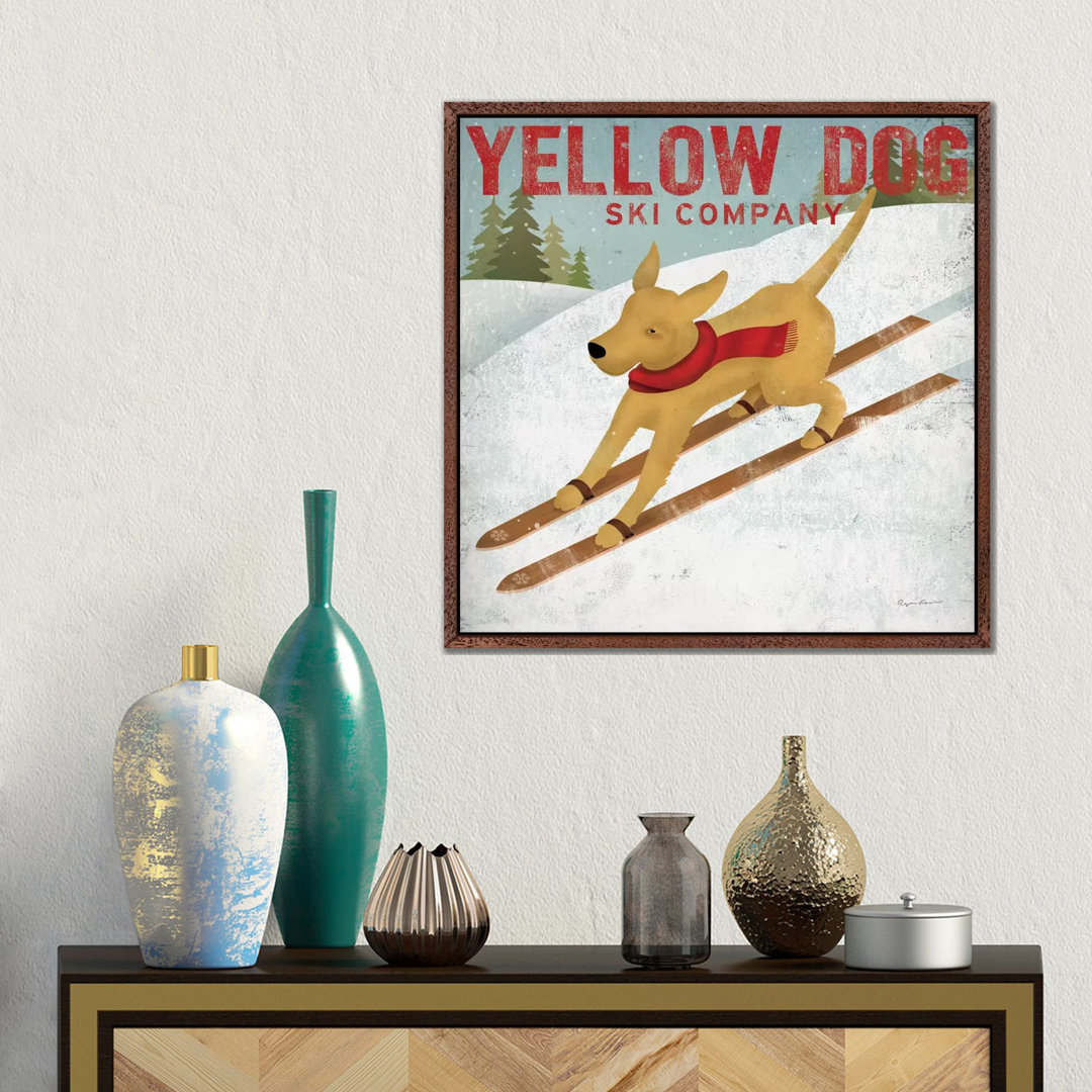 Leinwandbild Yellow Dog Ski Co. von Ryan Fowler