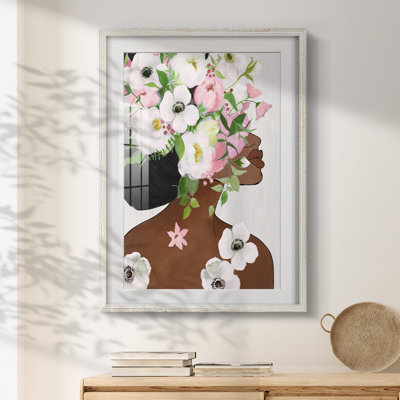 Motif floral - impression encadrée