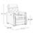 Gumesindo 31.50" Wide Genuine Leather Power Recliner-2033030251