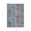 Tapis intérieur / extérieur 3 pi x 5 pi bleu sarcelle turquoise et beige