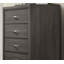 Mobilier de chambre à coucher de style contemporain à deux tons avec pieds en bois et barre de nickel de style contemporain-811645911