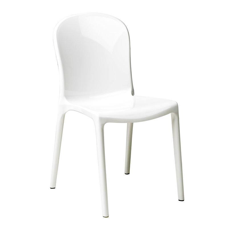 Hertz 18'' H Stacking Side Chair, White