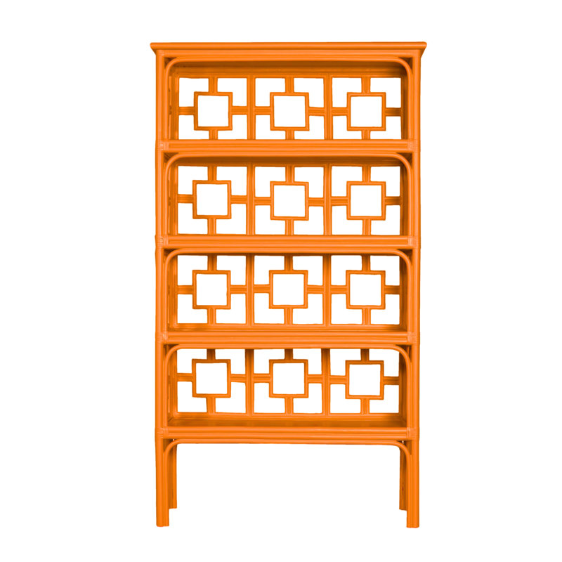 Sobe Bookcase, Citrus Orange