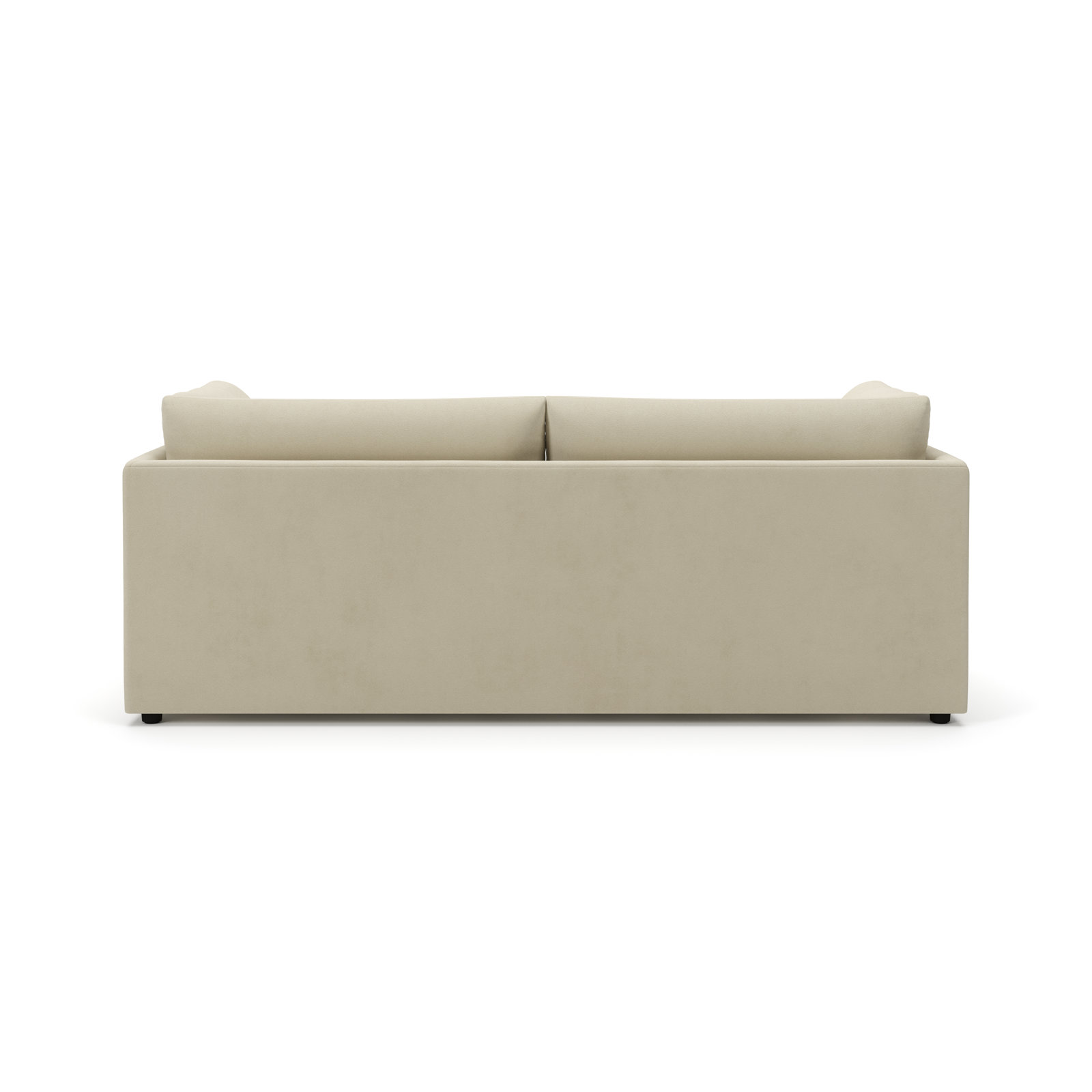 Kallie 86" Upholstered Sofa, Bella Beach Performance Velvet