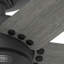 Ventilateur de plafond 52 po à 5 pales et commande murale Burton-85433820