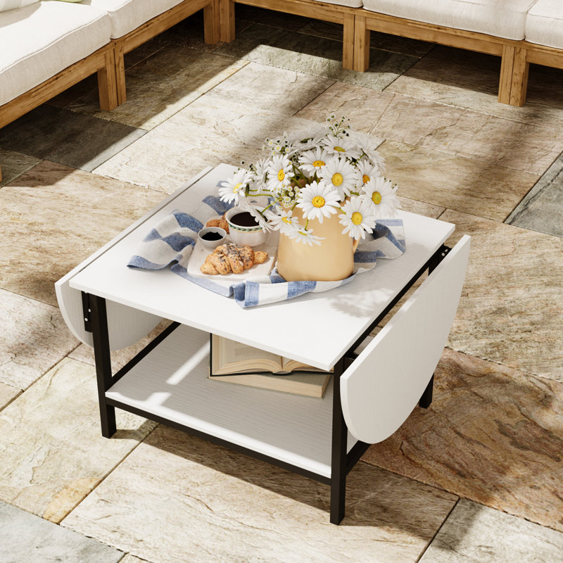 47.2"L X 23.6“W Extendable Outdoor Coffee Table