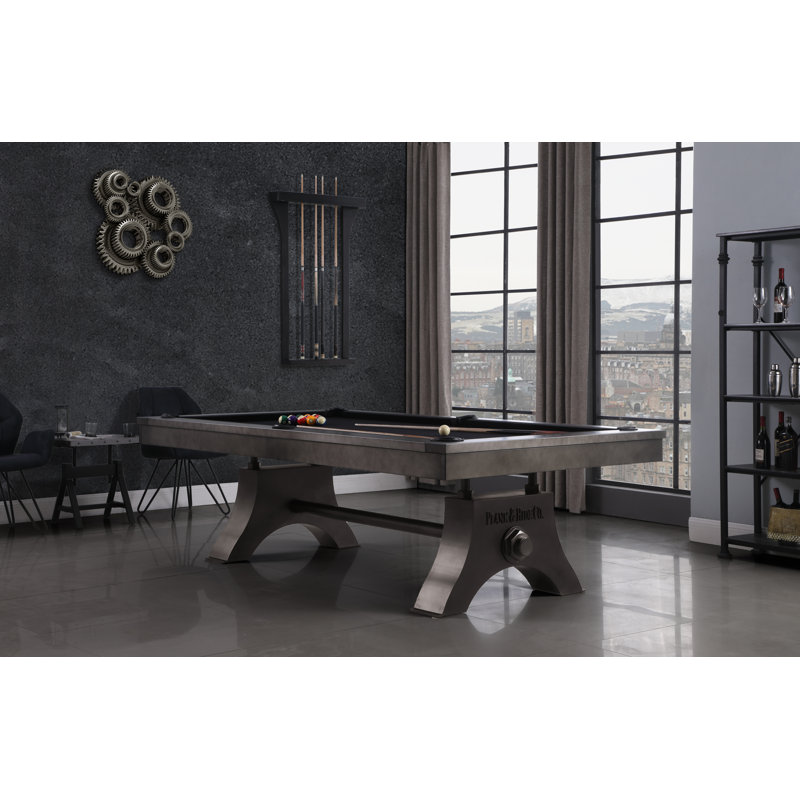 Jaxx 8'' Slate Pool Table with Professional Installation Included, Black