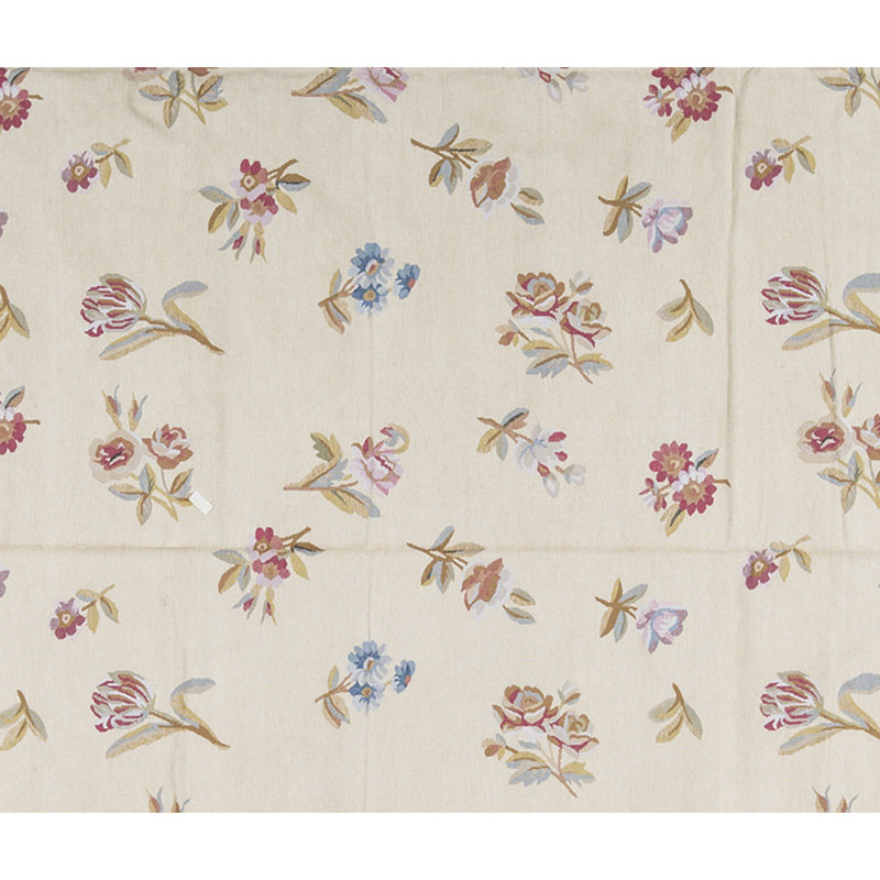 Hand-Knotted High-Quality Gold and Beige Area Rug