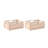 3 Sprouts - Recycled Plastic Crates - Pack of 2 - Medium-66826363