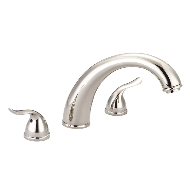 Bathroom Roman Tub Faucet, Polished Nickel
