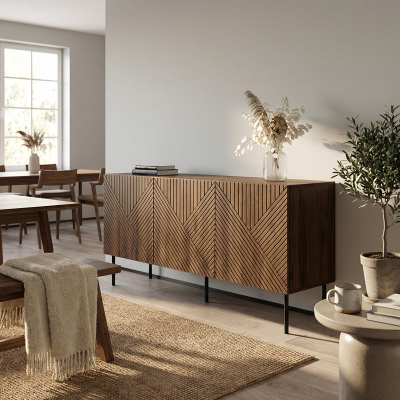 Jatniel 59.2" Sideboard with Matte Finish