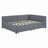 Upholstered Daybed With 2 Storage Drawers Sofa Bed Frame, Linen Fabric-1508816379