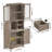 Almetter Freestanding Bathroom Cabinet with Drawers-1425642020