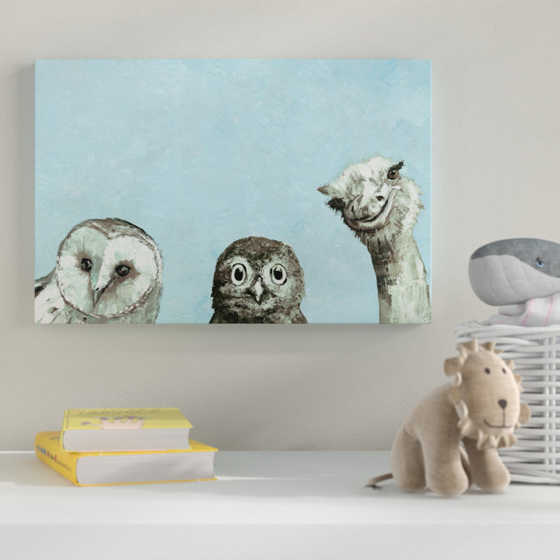 «Big Eyes in Blue», reproduction sur toile tendue, H 24 po x l 36 po