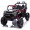 24V 400W Kids Ride On Electric UTV W / Parents Télécommande, suspension à quatre roues, lumières DEL, poignée portable, panneau central avancé avec USB, MP3, musique, Bluetooth, affichage de puissance pour les enfants de 3 ans et plus.