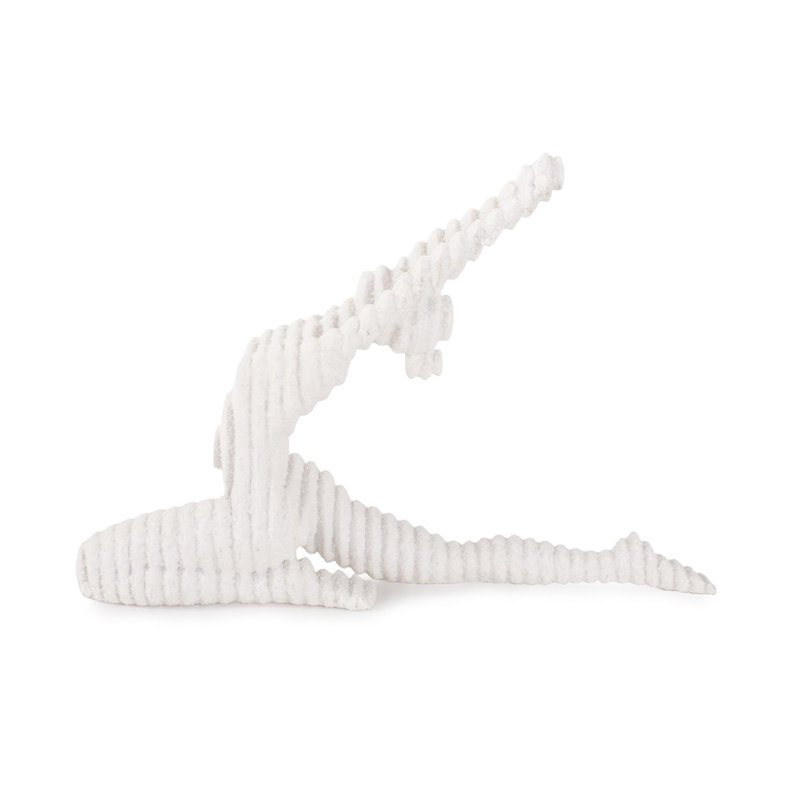 Yin Pigeon Yoga Pose in Polyresin