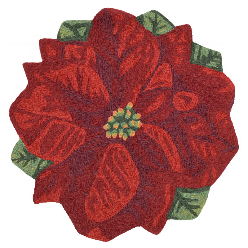 Anayssa Floral Kitchen Mat, Round 3'