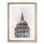 St. Paul's Cathedral Sketch in Abstract - Picture Frame Drawing Print-55730014-55730015