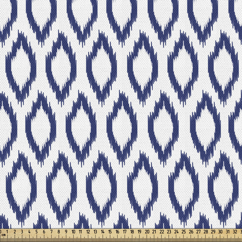 Tissu ikat Ambesonne, l 36 po x L 58 po