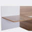Grand lit plateforme avec tête de lit, tiroirs, tablettes, ports et prises USB-408683884-464360940